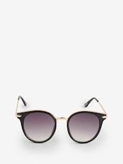 Silver/Black Cateye Sunglasses - Image 2 of 2