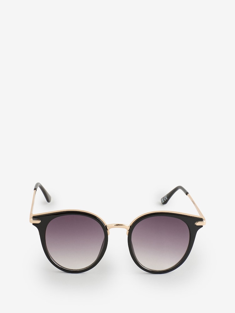 Silver/Black Cateye Sunglasses - Image 2 of 2