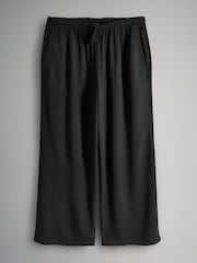 The Set Black/Clay 2 Pack Crinkle Wide Leg Trousers - Image 8 of 11