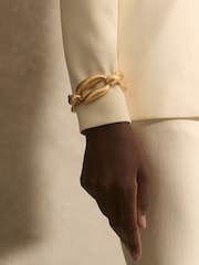 Reiss Gold Tone Lara Sculpted Link Bracelet - Image 2 of 4