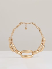 Reiss Lydia Sculpted Link Necklace - Imagen 2 de 5