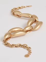 Reiss Lydia Sculpted Link Necklace - Imagen 4 de 5
