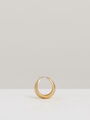 Reiss Gold Tone Sophie Sculptural Hoop Earrings - Image 3 of 5