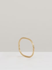 Reiss Gold Tone Claudia Contour Hinged Cuff - Image 3 of 6