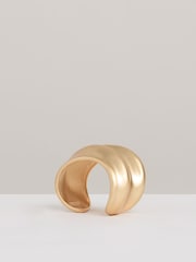 Reiss Gold Tone Sara Sculptural Cuff - Image 3 of 6