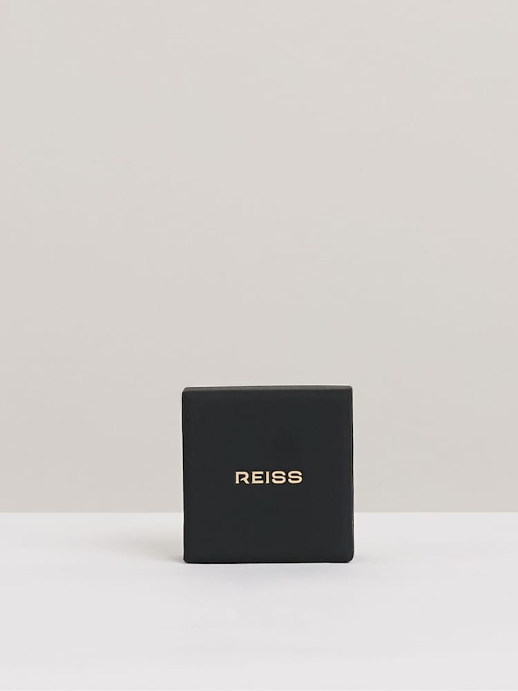 Reiss Gold Tone Freya Wave Hoop Earrings - Image 5 of 5