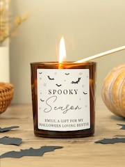 Personalised Halloween Candle Jar by PMC - Image 1 of 3