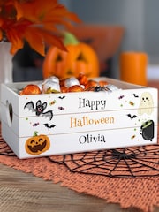 Personalised Halloween Small Treats Crate by PMC - Image 1 of 3