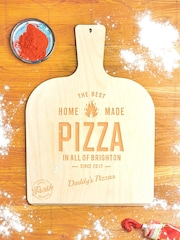 Personalised Wooden Pizza Peel/Paddle by Oakdene - Image 1 of 2