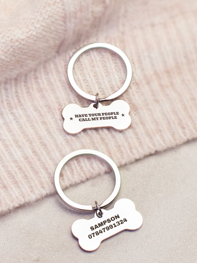 Personalised Fun Metal Dog Tag by Oakdene - Image 2 of 2