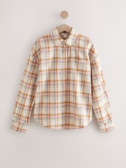 Pink/Yellow Check Long Sleeve Shirt With Linen - Image 4 of 6