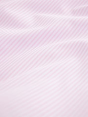 أبيض/وردي - Fitted Collared Long Sleeve Shirts 2 Pack - صورة 4 من 5