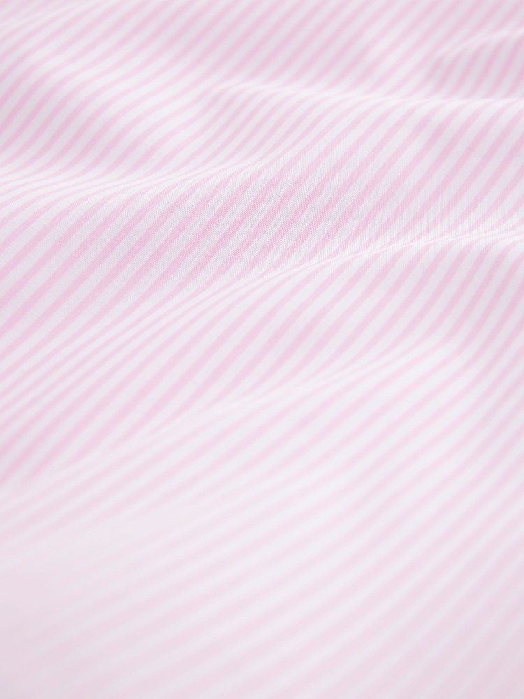 White/Pink Fitted Collared Long Sleeve Shirts 2 Pack - Image 9 of 10