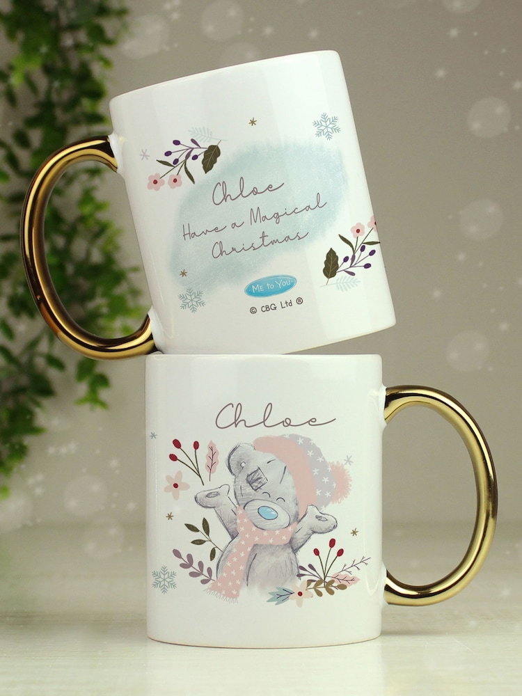 Personalised Me To You Gold Handled Christmas Mug by PMC - Image 3 of 3