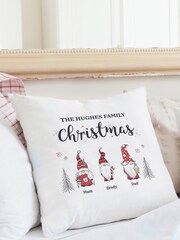 Personalised Gonk Christmas Cushion Cover by PMC - Image 1 of 3