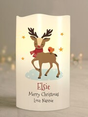 Personalised LED Christmas Candle by PMC - Image 3 of 3