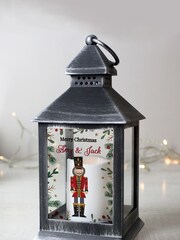 Personalised Christmas Nutcracker LED Lantern by PMC - Image 2 of 3