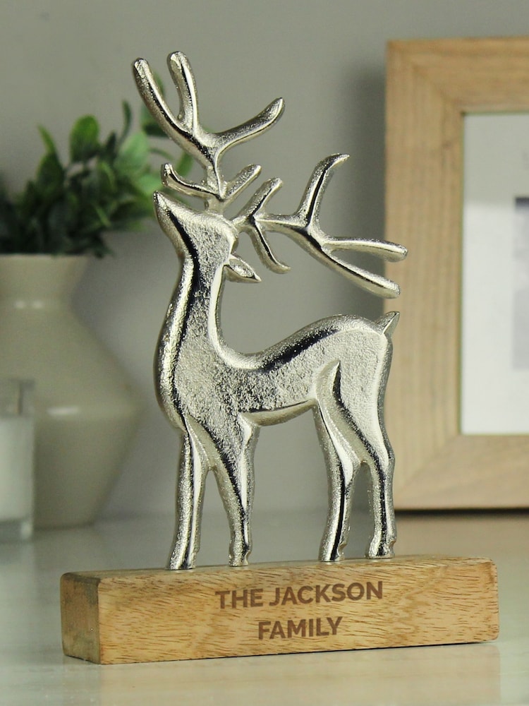 Personalised Stag Ornament by PMC - Image 2 of 3