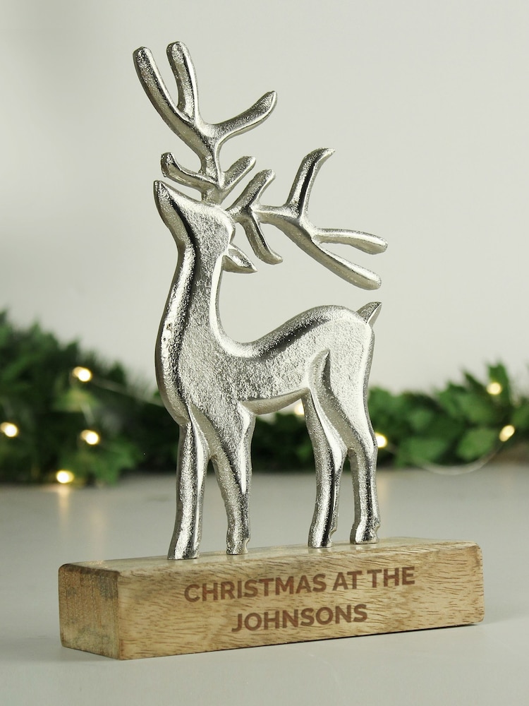 Personalised Stag Ornament by PMC - Image 3 of 3