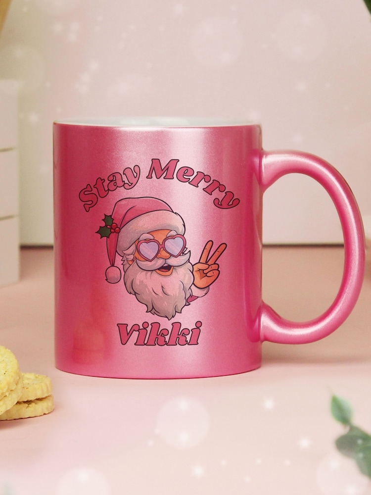 Personalised Stay Merry Christmas Mug by PMC - Image 3 of 3 Personalised Stay Merry Christmas Mug by PMC - Image 3 of 3