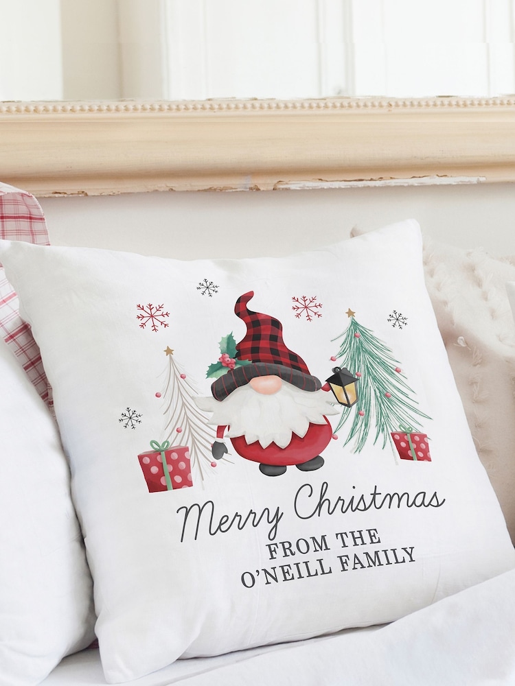 Personalised Gonk Christmas Cushion by PMC - Image 3 of 3