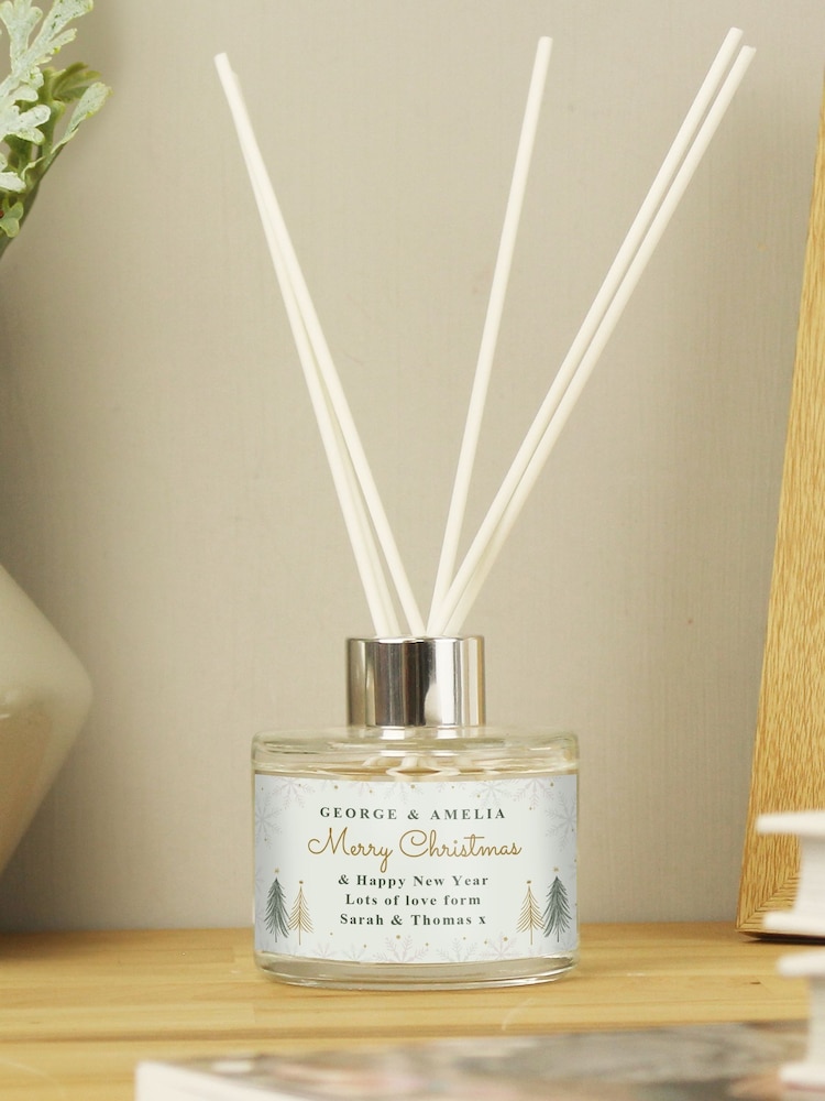 Personalised Christmas Reed Diffuser by PMC - Image 2 of 3