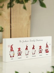Personalised Gonk Mantle Christmas Ornament by PMC - Image 2 of 3