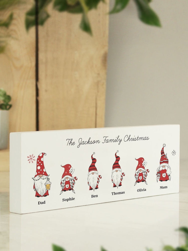 Personalised Gonk Mantle Christmas Ornament by PMC - Image 2 of 3