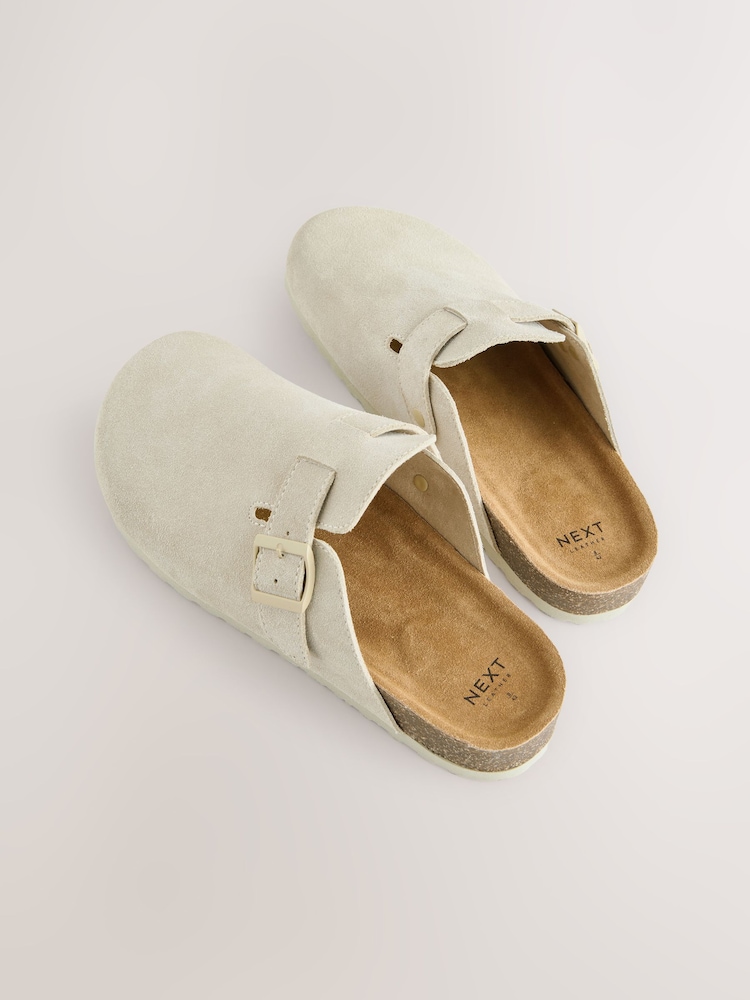 Light Stone EDIT Suede Mules - Image 4 of 6