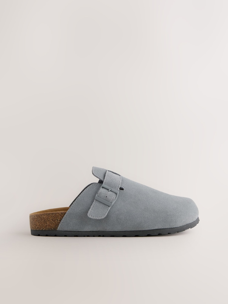 Grey EDIT Suede Mules - Image 3 of 6