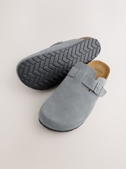 Grey EDIT Suede Mules - Image 4 of 6