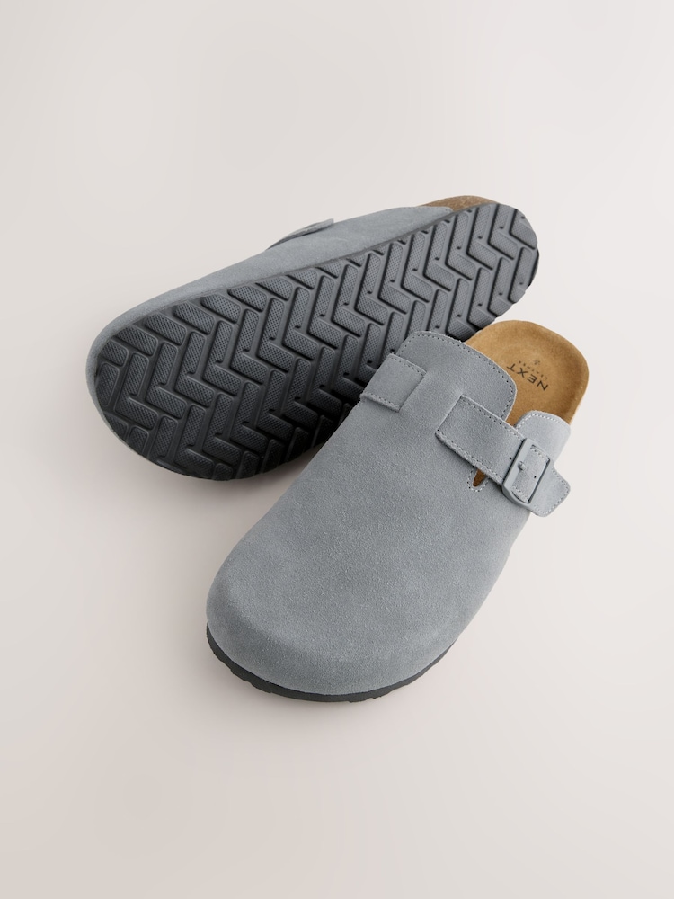 Grey EDIT Suede Mules - Image 4 of 6