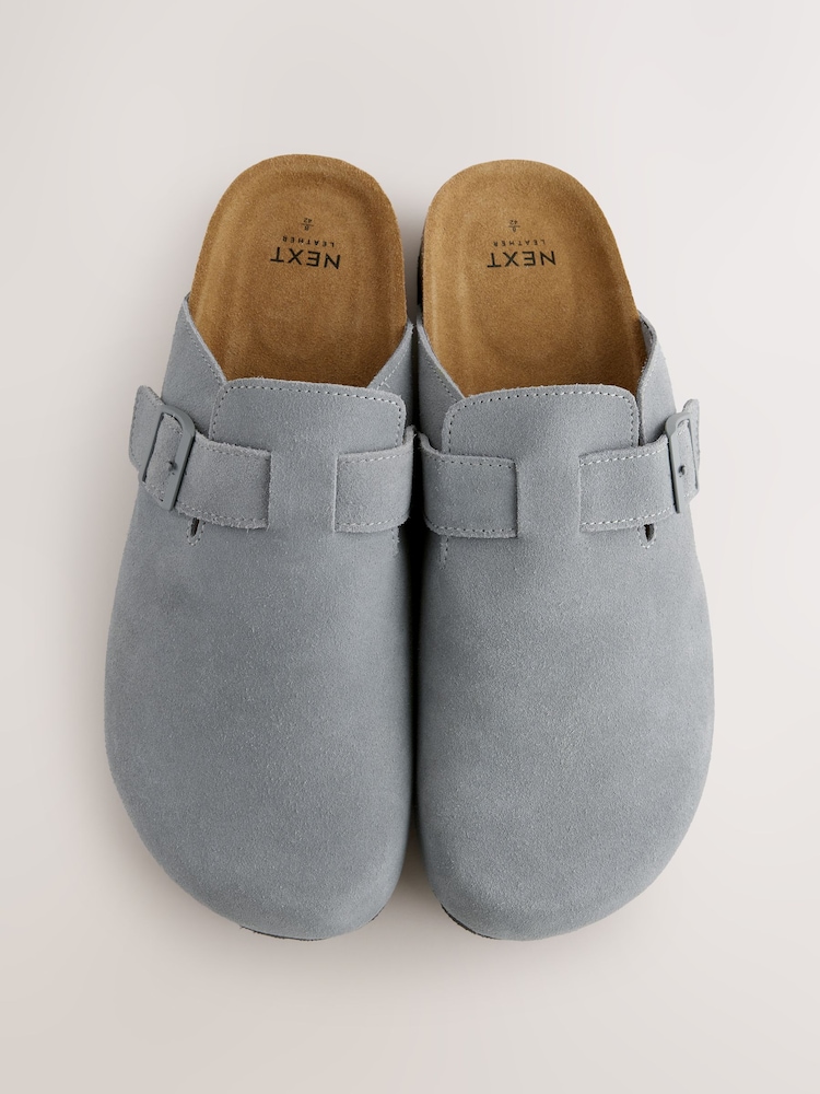 Grey EDIT Suede Mules - Image 6 of 6