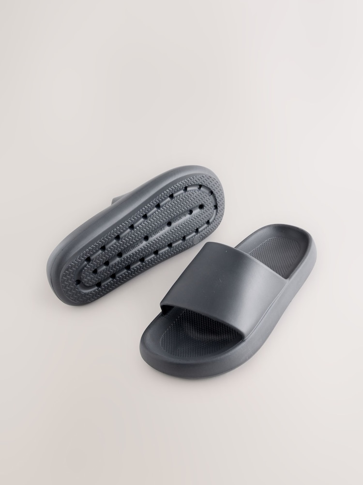 Black Chunky EVA Sliders - Image 5 of 5