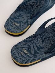 Azul marino - Chanclas con diseño deshilachado - Imagen 4 de 5