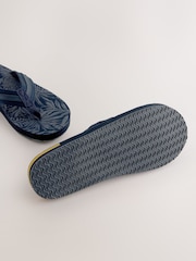 Azul marino - Chanclas con diseño deshilachado - Imagen 5 de 5