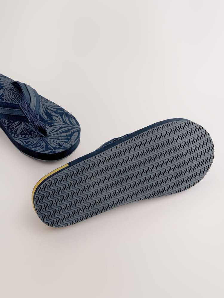 Azul marino - Chanclas con diseño deshilachado - Imagen 5 de 5