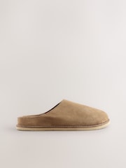 Stone Suede Mules - Image 2 of 5