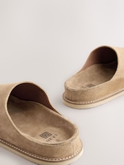 Stone Suede Mules - Image 4 of 5