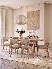 Willis & Gambier Oak Otto 6-8 Seater Extending Dining Table - Image 1 of 8