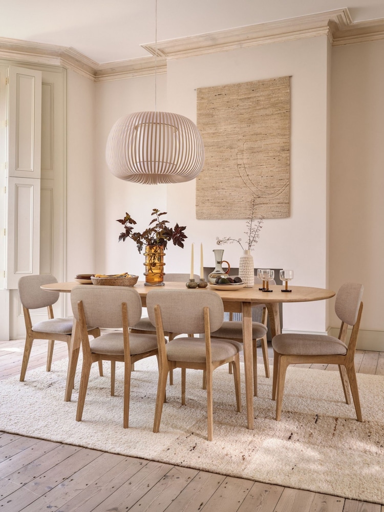 Willis & Gambier Oak Otto 6-8 Seater Extending Dining Table - Image 1 of 8