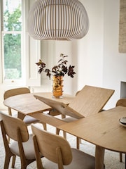 Willis & Gambier Oak Otto 6-8 Seater Extending Dining Table - Image 2 of 8