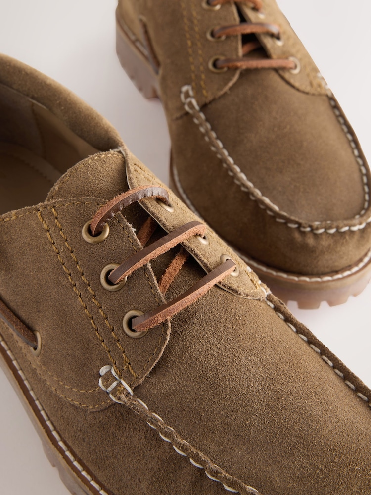 Sand Leather Cleated Boat Shoes - Image 6 of 6