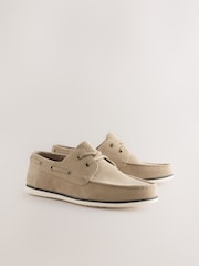 Chalk White Boat Shoes - Image 1 of 6