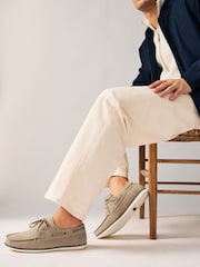 Chalk White Boat Shoes - Image 6 of 6