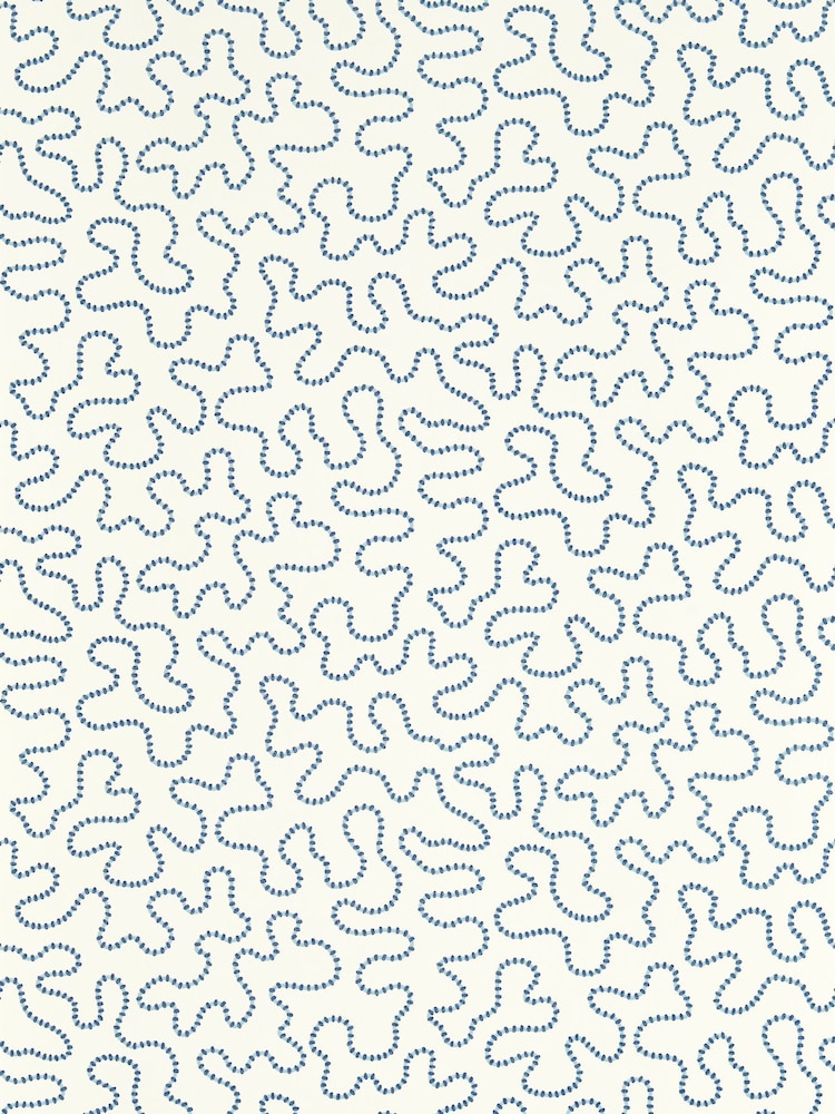 Harlequin Wiggle Lapis Sky Sophie Robinson 10M Wallpaper - Image 1 of 1 Harlequin Wiggle Lapis Sky Sophie Robinson 10M Wallpaper - Image 1 of 1