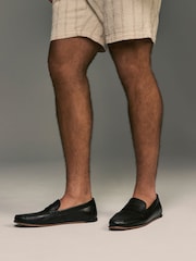 Brown Leather Loafers - Image 1 of 8