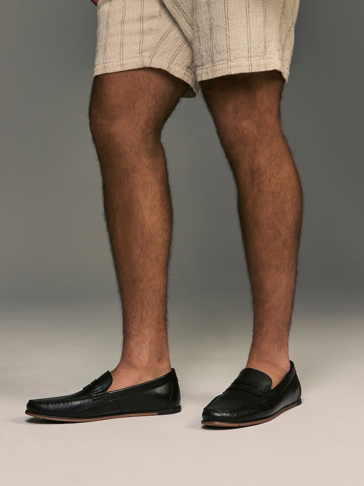 Brown Leather Loafers - Image 1 of 8