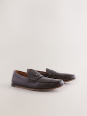 Brown Leather Loafers - Image 3 of 8