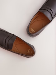 Brown Leather Loafers - Image 7 of 8
